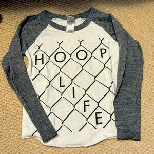Junk Food Hoop Life long sleeve t. Size L